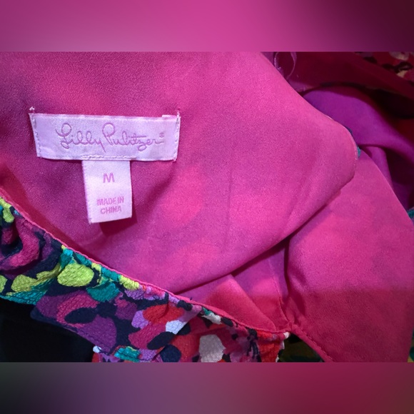 Lily Pulitzer Harper multi wild confetti dress. Size M - Picture 5 of 5